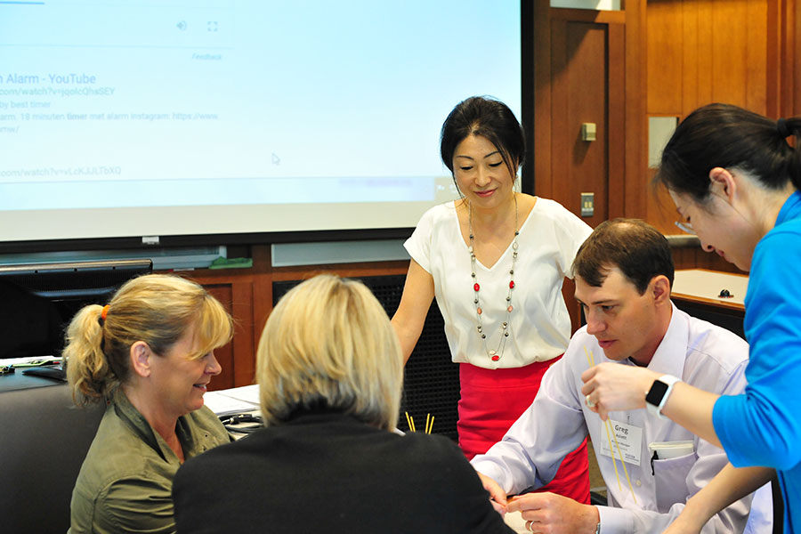 Jean Choy teaching