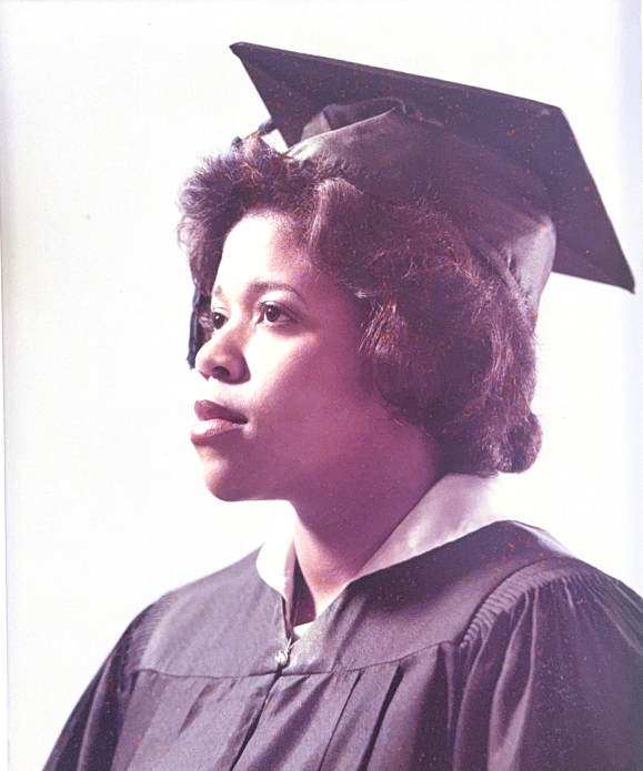 Michelle Purnell-Hepburn at her 1979 graduation