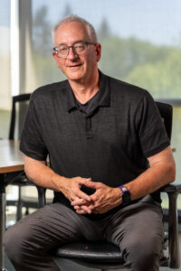 David Cordova returns to the University of Washington campus after graduating in 1986.